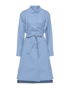 Cappellini By Peserico Short Dresses In Sky Blue