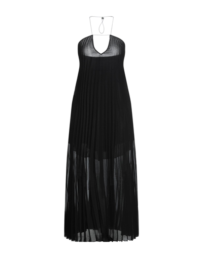 Patrizia Pepe Long Dresses In Black