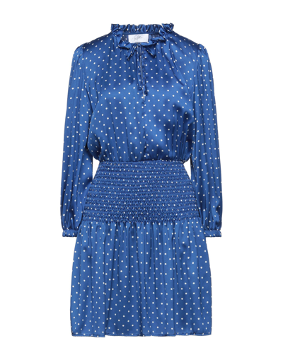 Soallure Short Dresses In Blue