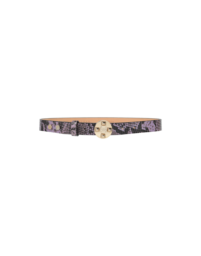 Philipp Plein Belts In Purple