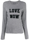 ZADIG & VOLTAIRE WILLY CHINE LONG-SLEEVE T-SHIRT