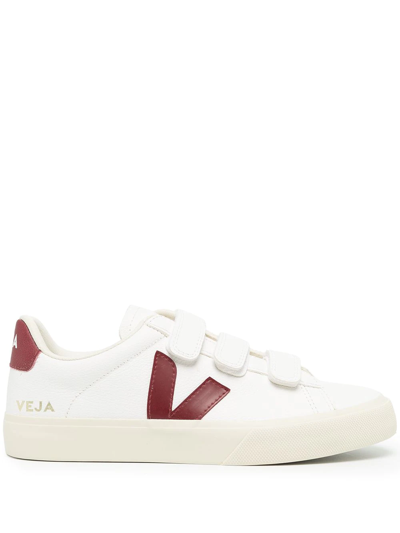 Veja Recife Touch-strap Sneakers In Ruby Red