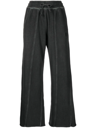 Izzue Drawstring Wide-leg Trousers In Brown