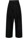 SONGZIO PLEAT-DETAIL LOOSE-FIT TROUSERS