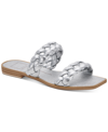 DOLCE VITA INDY BRAIDED FLAT SANDALS WOMEN'S SHOES
