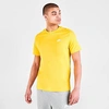 Nike Sportswear Club Men's T-shirt In Vivid Sulfur,white