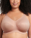 Goddess Celeste Full Figure Soft Cup Bra In Fawn