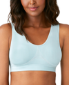 Wacoal B.smooth Wireless Padded Bralette In Cloud Blue