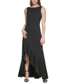 VINCE CAMUTO RUFFLED TULIP-HEM GOWN