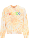 KENZO TIE-DYE SWEATSHIRT WITH RAINBOW LOGO