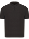 Malo Fine-knit Cotton Polo Shirt In Brown