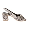 MOMONÍ SAVANNAH SANDAL IN PYTHON-EFFECT ECO-LEATHER