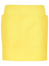 MAX MARA YELLOW COTTON BEVANDA SKIRT