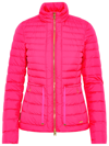 Woolrich Fuchsia Nylon Down Jacket In Pink