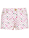 Chiara Ferragni Rainbow  Shorts In Denim In White