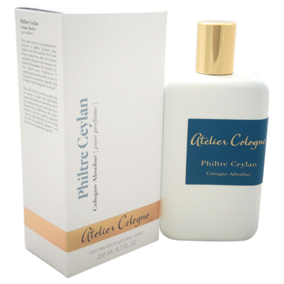 Atelier Cologne Philtre Ceylan By  For Unisex - 6.7 oz Cologne Absolue Spray In Black,green