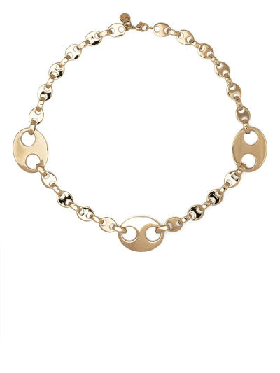 Rabanne Chain-link Choker Necklace In Gold