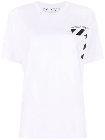 Off-white 'jersey' Short-sleeve T-shirt In White