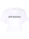 OFF-WHITE LOGO印花短款T恤