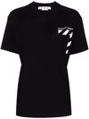 Off-white 'jersey' Print Short-sleeve T-shirt In Schwarz