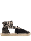 Stella Mccartney Gaia Canvas Espadrilles Women In Schwarz