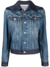 MAISON MARGIELA TWO-TONE DENIM JACKET