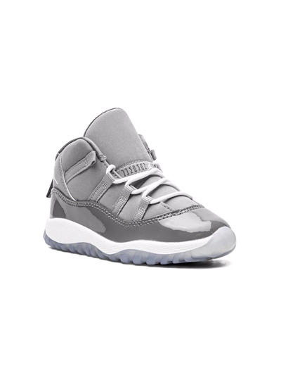 Jordan Babies'  11 Retro Sneakers In Grey