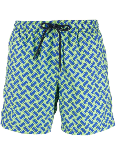 Drumohr Swimsuit In Blue,green