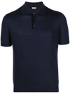 Malo Short-sleeved Polo Shirt In Blau
