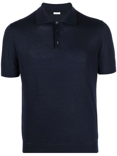 Malo Short-sleeved Polo Shirt In Blau
