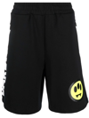 Barrow Logo-print Knee-length Shorts In Black