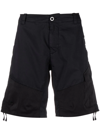 Ten C Drawstring-hem Shorts In Black