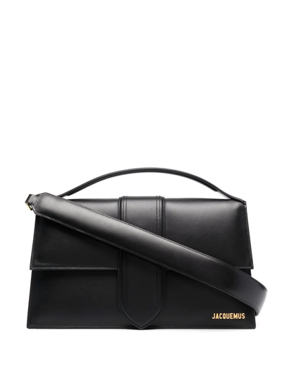 Jacquemus Le Bambinou Logo-plaque Tote Bag In Black
