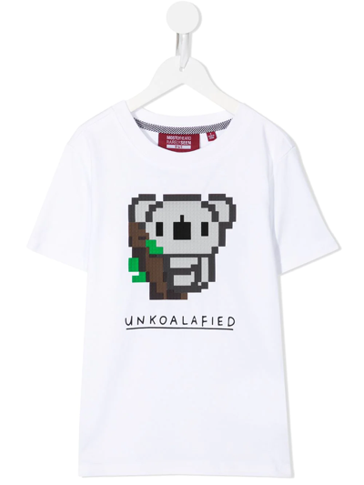 Mostly Heard Rarely Seen 8-bit Kids' Turbo 8-bit Appliqué T-shirt In White