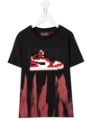 Mostly Heard Rarely Seen 8-bit Mini Trophy Reds T-shirt In Black