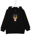 Mostly Heard Rarely Seen 8-bit Graphic Print Hoodie In Black