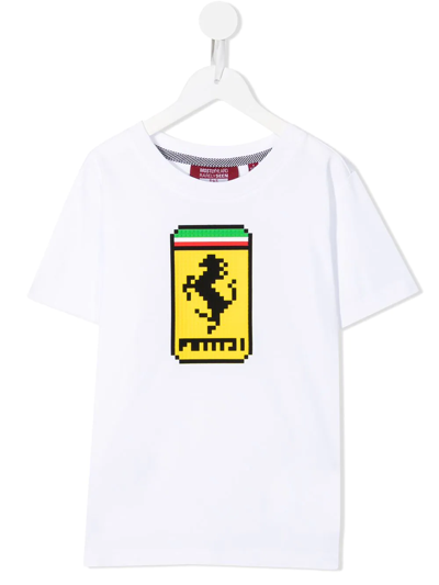 Mostly Heard Rarely Seen 8-bit Kids' Graphic Print Short Sleeve T-shirt In White