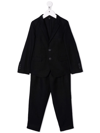 Emporio Armani Two-piece Single-breasted Suit In Blue