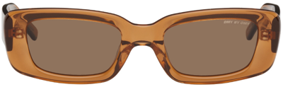 Dmy By Dmy Brown Preston Sunglasses In Transparent Amber
