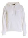 Polo Ralph Lauren Logo Embroidery Sweatshirt In White