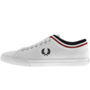 FRED PERRY FRED PERRY UNDERSPIN TIPPED CUFF TRAINERS WHITE