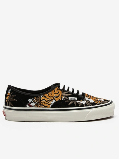 Vans Authentic 44 Dx Sneakers With Tiger Embroidery In Black