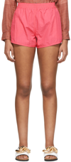 JW ANDERSON PINK RUNNING SHORTS