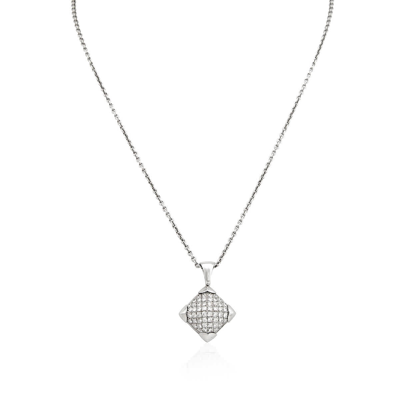 Bvlgari White Gold Diamond Necklace