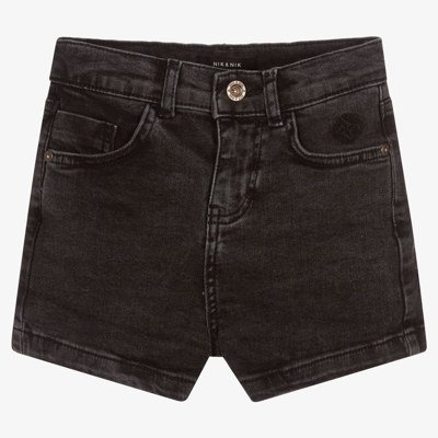 Nik & Nik Teen Girls Black Denim Shorts