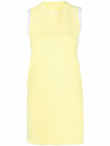 Jacquemus La Robe Sorbetto Cotton Blend Dress In Yellow & Orange