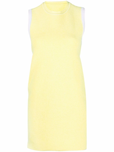 Jacquemus La Robe Sorbetto Cotton Blend Dress In Yellow