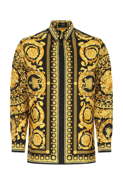 VERSACE VERSACE PRINTED SILK SHIRT