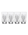 Reed & Barton Soho Crystal 4-piece Iced Beverage Glass Set