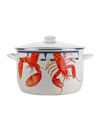 Golden Rabbit Lobster Enamelware 18 Quart Stock Pot